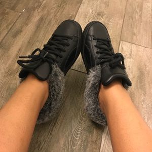Faux Fur Puma Shoes